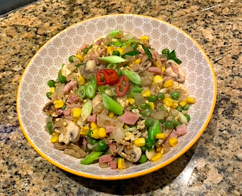 Ham & Mushroom Fried Rice