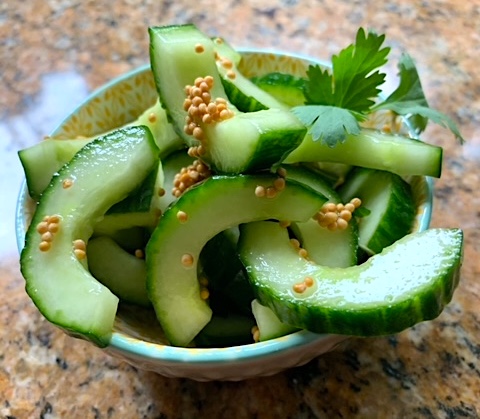 Indian Cucumber Salad Topper