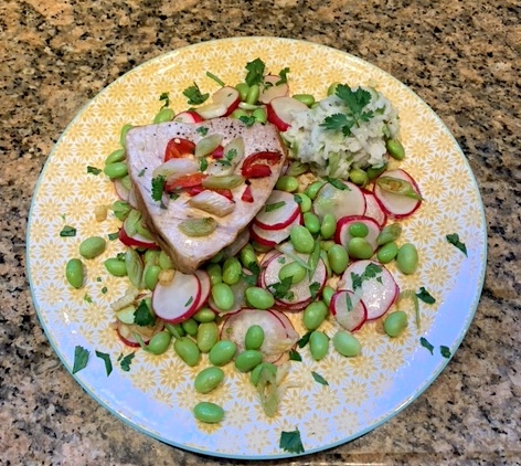 Asian Tuna Steak with Jasmine Rice