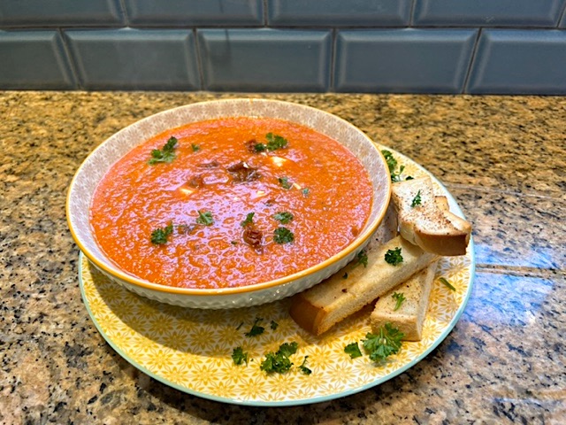 Red Pepper & Feta Soup