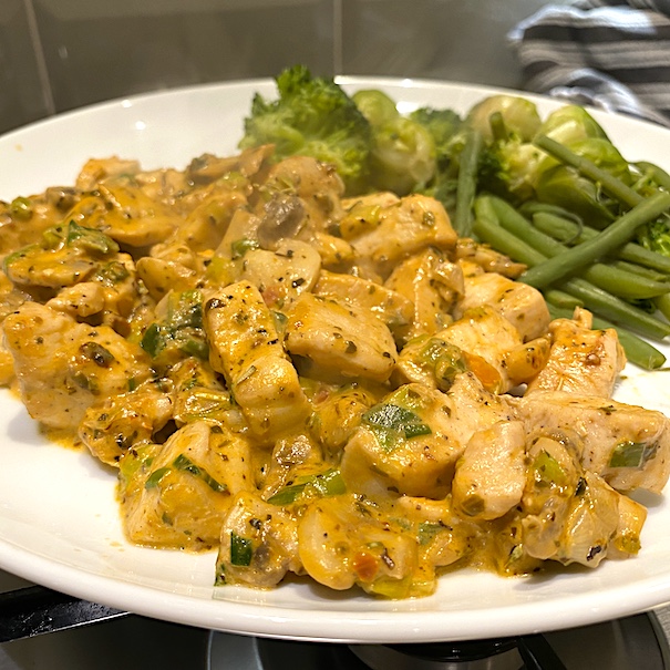 Red Pesto Chicken Creme