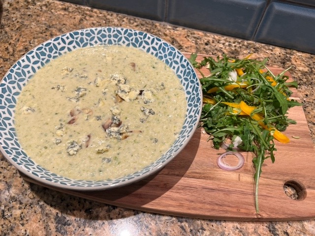 Sprout, Stilton & Chestnut Soup