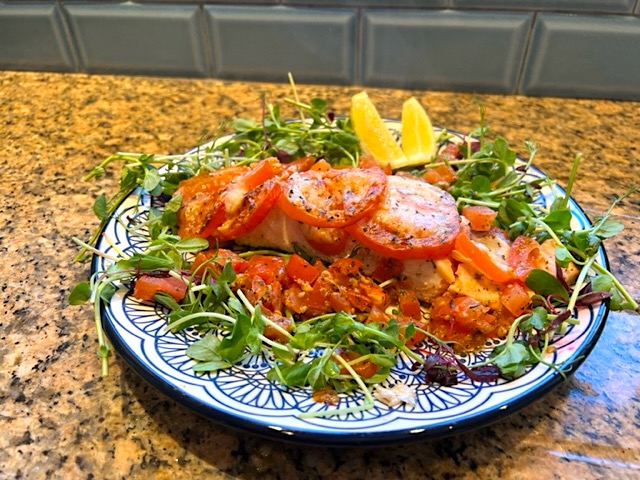 Tomato Parmesan Salmon