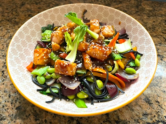 Sesame Salmon Teriyaki