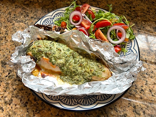 Spinach Stuffed Salmon