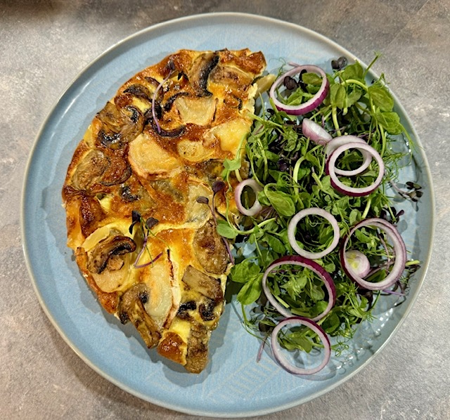 Goats Cheese Frittata